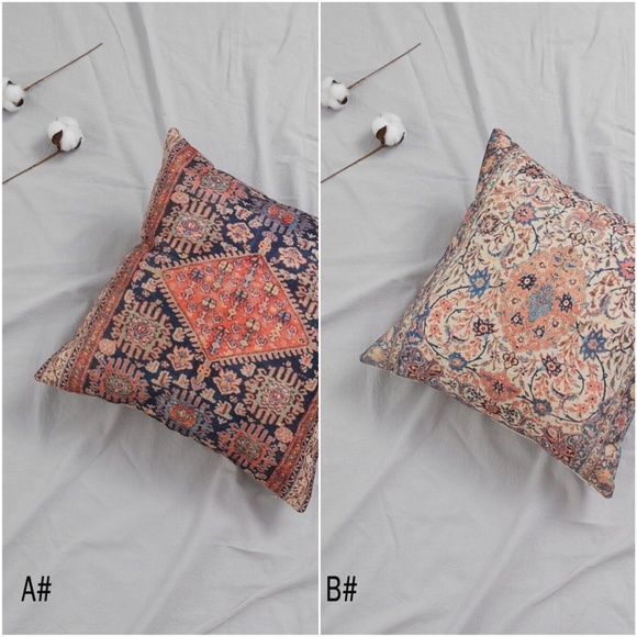 floral Print cushion/pillow zipper cover - 4 style - Picture 2 of 11